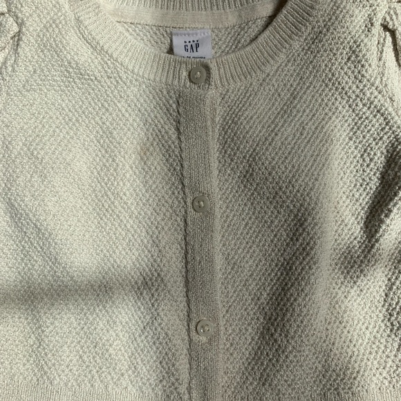 Baby Gap Ivory Sparkle Cardigan, 18-24 months - Picture 3 of 7